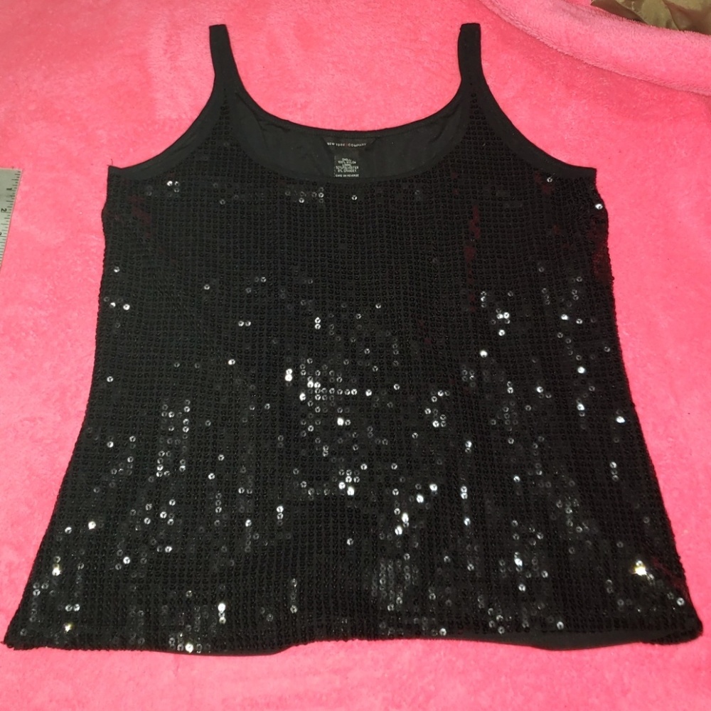 New Sequined tank top